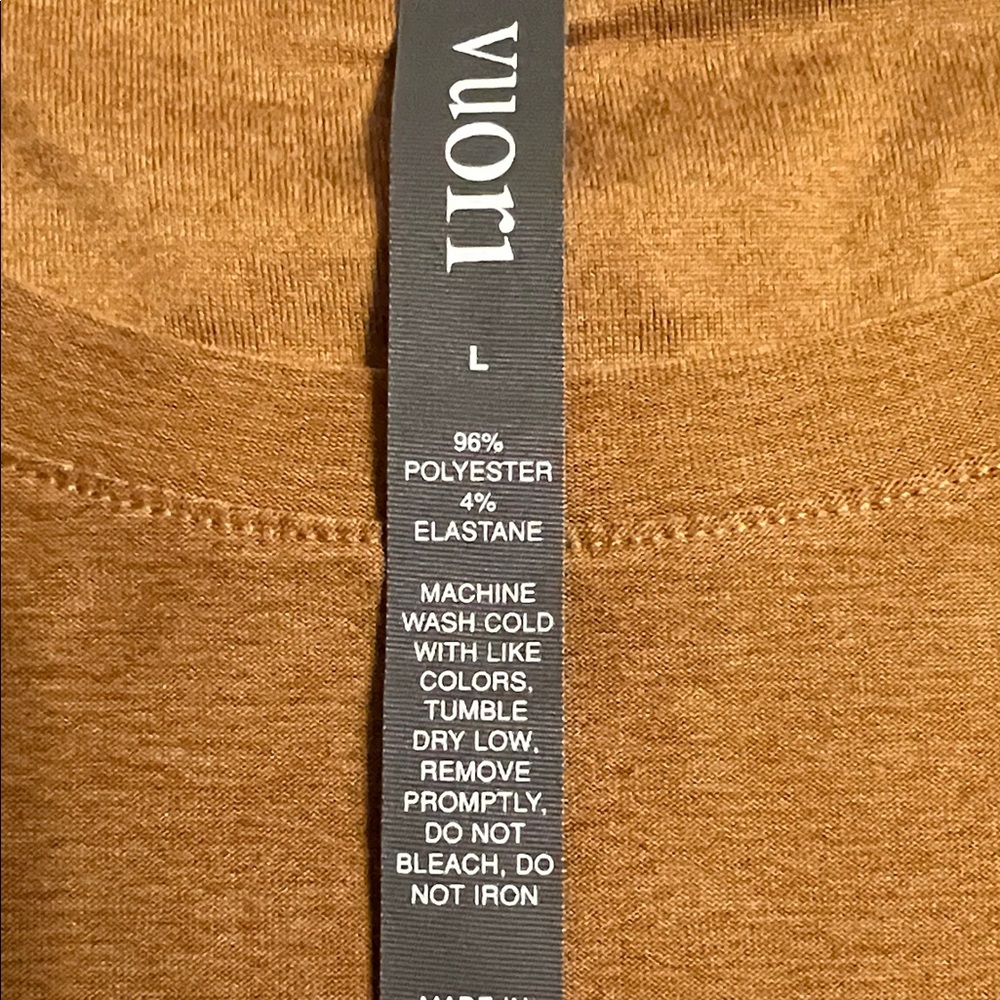Vuori Men's Long Sleeve Tee in Amber - Picture 6 of 7